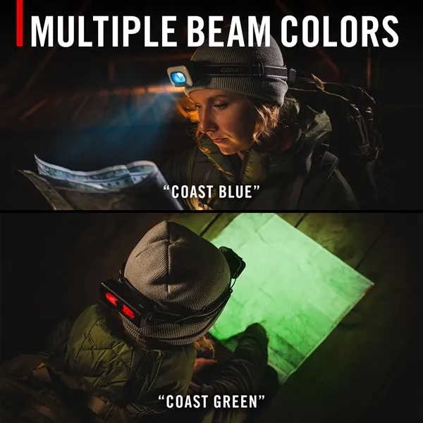 Item #RL35R COAST® Rechargeable Voice Controlled Headlamp