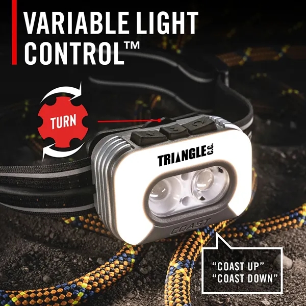 Item #RL35R COAST® Rechargeable Voice Controlled Headlamp