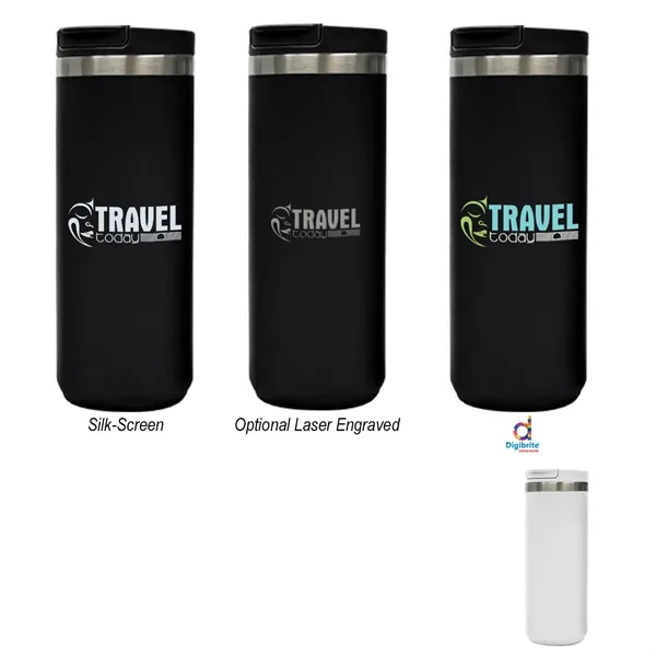 18 oz. Sienna stainless steel bottle with insulation to keep drinks... from ASI 61125 Hit Promotional Products / Hit®