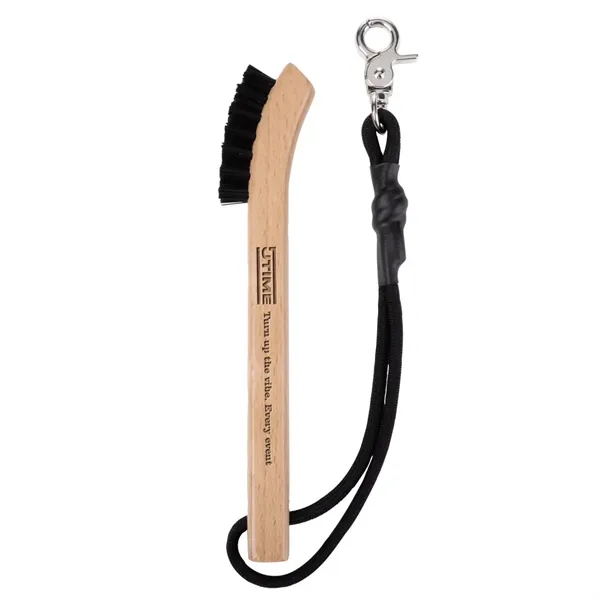 The Deodar Beech Wood Golf Club Brush Cleaner with Clip is... from ASI 84592 St Regis Group