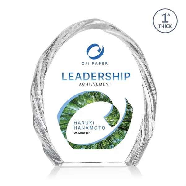 Honor excellence with the Tottenham VividPrint™ Iceberg Award, featuring a striking... from ASI 84592 St Regis Group / St Regis