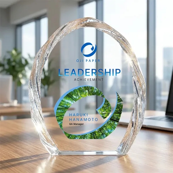 Honor excellence with the Tottenham VividPrint™ Iceberg Award, featuring a striking... from ASI 84592 St Regis Group / St Regis