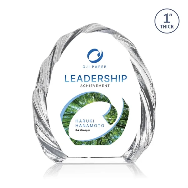 Honor excellence with the Tottenham VividPrint™ Iceberg Award, featuring a striking... from ASI 84592 St Regis Group / St Regis