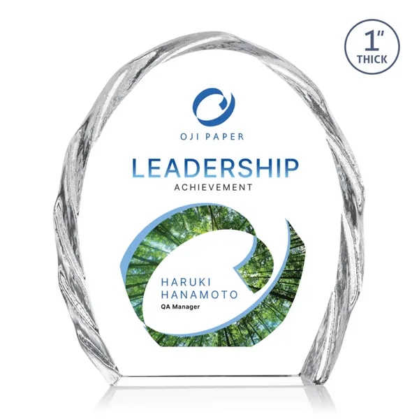 Honor excellence with the Tottenham VividPrint™ Iceberg Award, featuring a striking... from ASI 84592 St Regis Group / St Regis