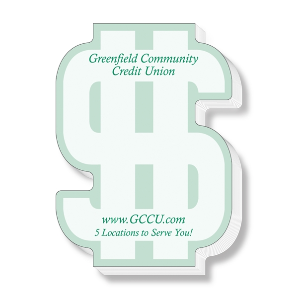 4" x 7" die cut scratch pad with 50 sheets of... from ASI 56950 Gill Studios Inc / Gill-Line®