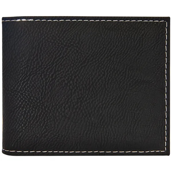 4 1/2" x 3 1/2" x 3/4" PU leatherette bifold wallet... from ASI 74601 Calico