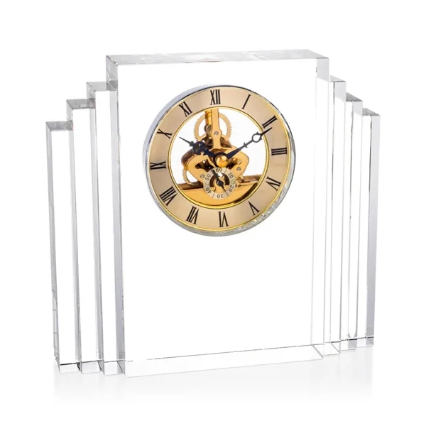 Item #CLV7711-G Desford VividPrint™ Clock - Gold