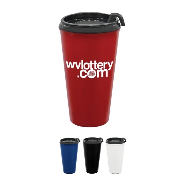 16 Oz. Infinity Tumbler With Plastic Sip-Thru Lid. High Gloss Finish.... from ASI 61125 Hit Promotional Products / Hit®