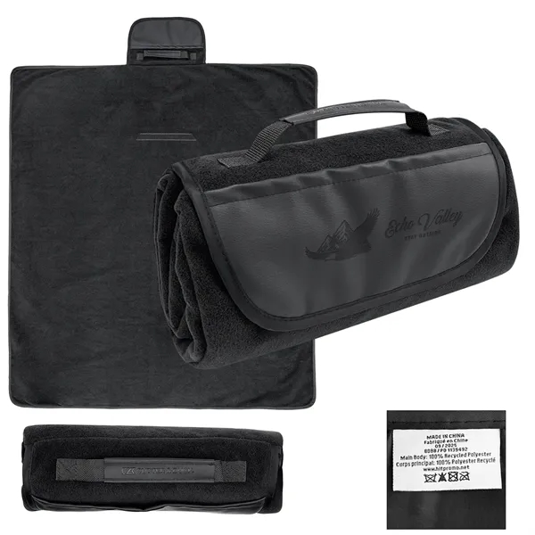 Cutter & Buck® rPET Roll-Up Picnic & Camping Blanket... from ASI 61125 Hit Promotional Products / Hit®