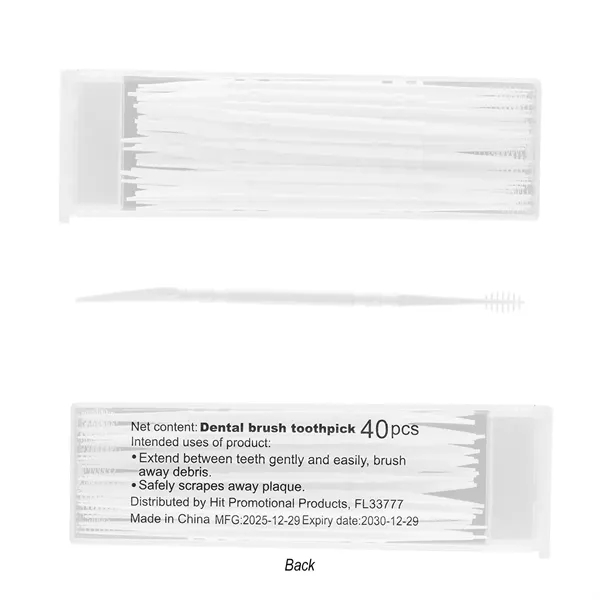 Dual-Action Dental Picks In Travel Case... from ASI 61125 Hit Promotional Products