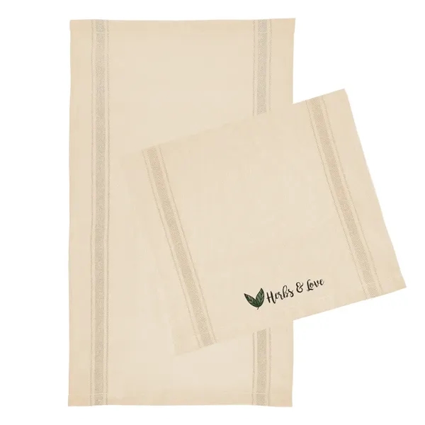 Cotton Stripe Tea Towel... from ASI 61125 Hit Promotional Products