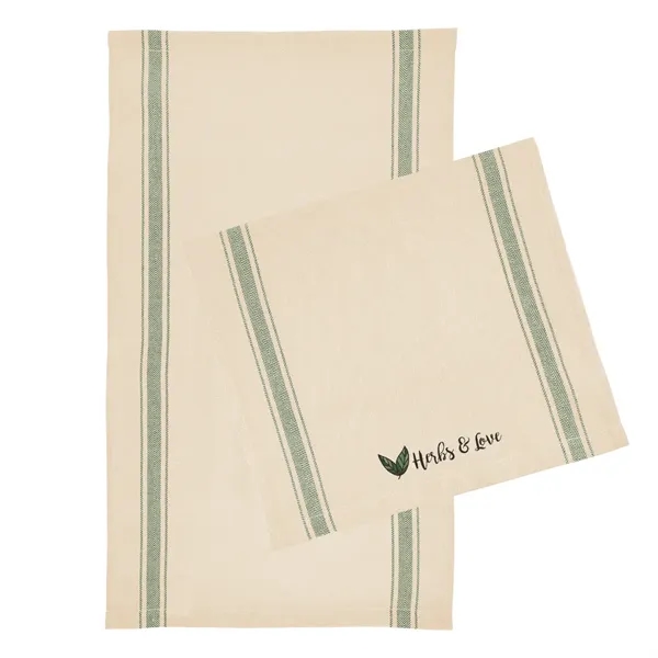 Cotton Stripe Tea Towel... from ASI 61125 Hit Promotional Products