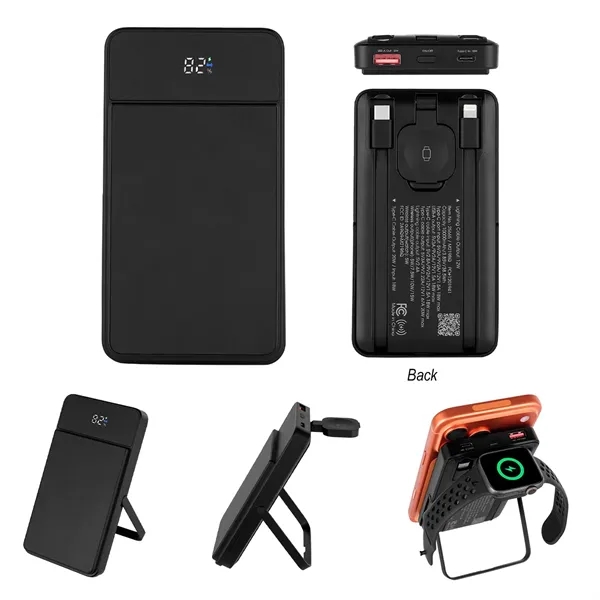10,000 mAh Mag Max Power Bank & Watch Charger... from ASI 61125 Hit Promotional Products