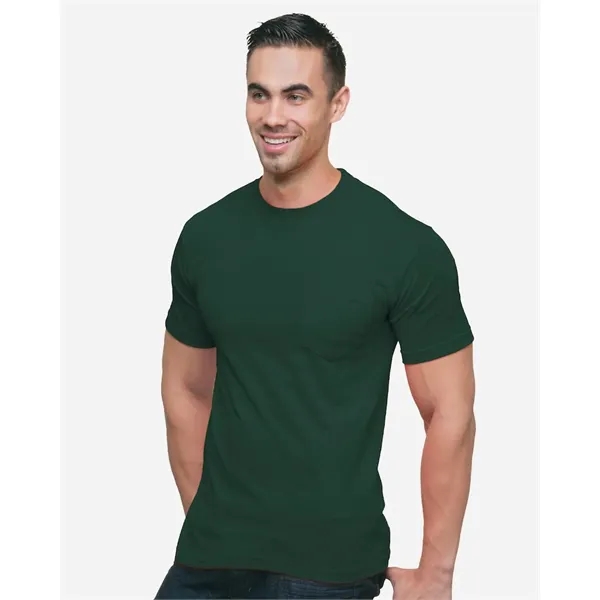 Adult pre-shrunk 100% cotton short sleeve t-shirt with a pocket, union... from ASI 84358 S&S Activewear
