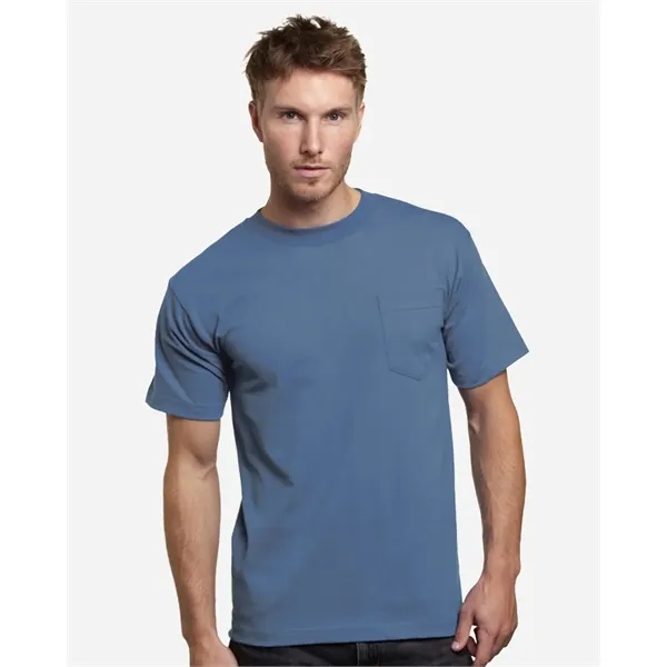 Adult USA made heavyweight 100% cotton short sleeve t-shirt with a... from ASI 84358 S&S Activewear