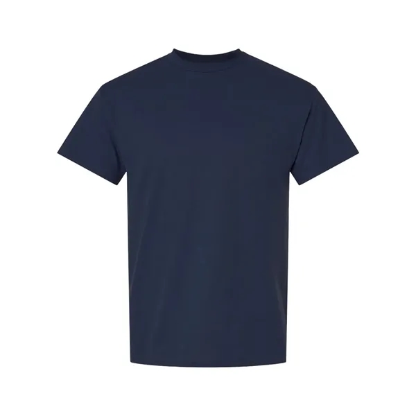Adult quarter turned 5.6 oz pre-shrunk 50% polyester / 50% cotton... from ASI 84358 S&S Activewear