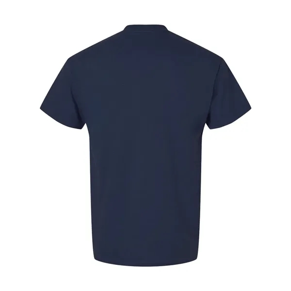 Adult quarter turned 5.6 oz pre-shrunk 50% polyester / 50% cotton... from ASI 84358 S&S Activewear