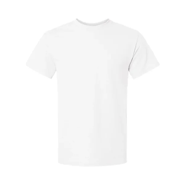Adult quarter turned 5.6 oz pre-shrunk 50% polyester / 50% cotton... from ASI 84358 S&S Activewear