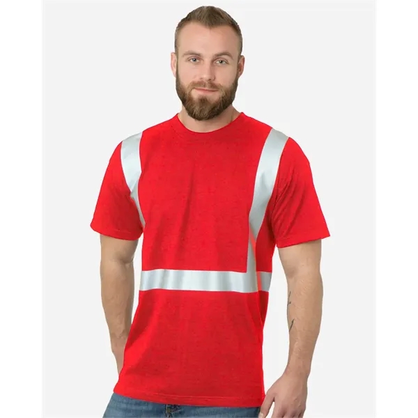 50/50 USA Made High Visibility Short Sleeve T-Shirt... from ASI 84358 S&S Activewear