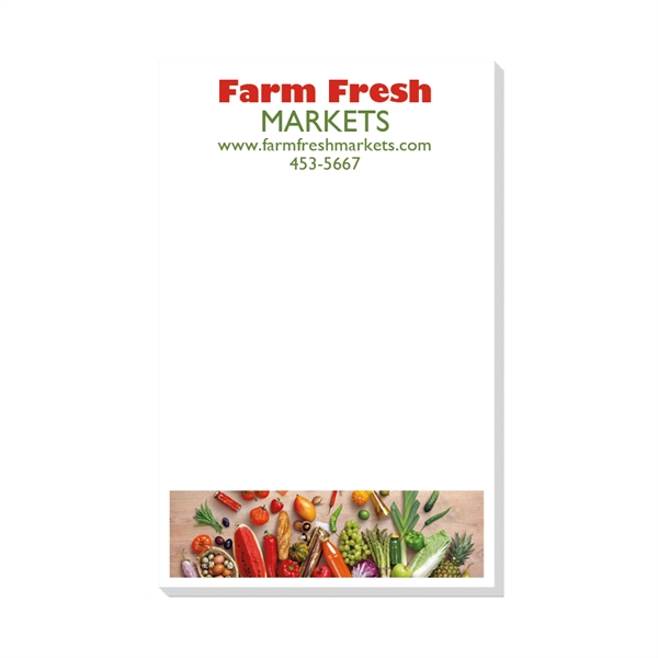 5 1/4" x 8 1/4" scratch pad with 50 sheets of... from ASI 56950 Gill Studios Inc / Gill-Line®