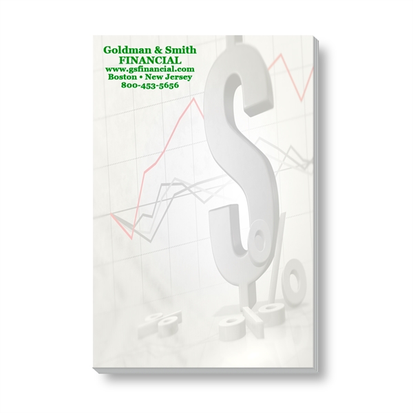 4" x 6" scratch pad with 25 sheets of white paper... from ASI 56950 Gill Studios Inc / Gill-Line®