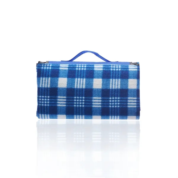 Creekside roll-up picnic blanket made of fleece, measuring 53" x 47.25",... from ASI 39552 BEL Promo