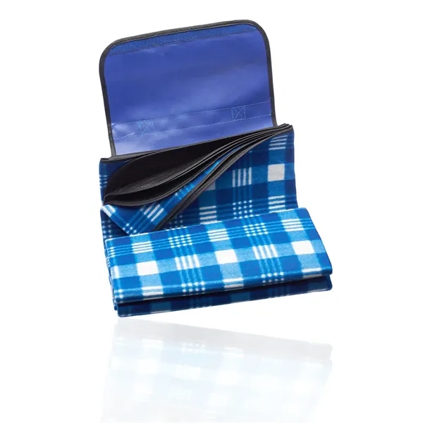 Creekside roll-up picnic blanket made of fleece, measuring 53" x 47.25",... from ASI 39552 BEL Promo