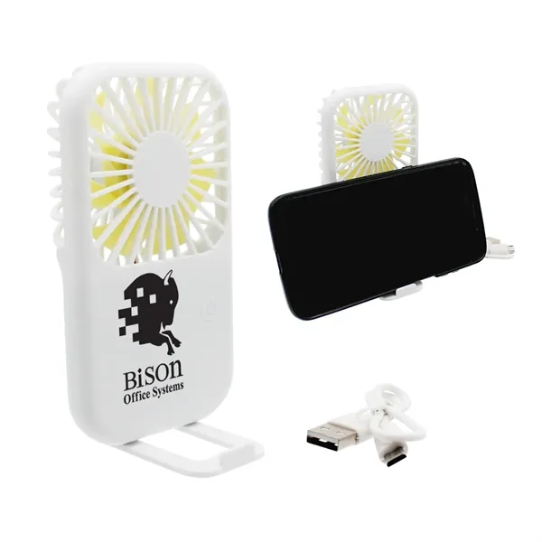 Portable Fan with Phone Holder... from ASI 30270 Aakron Line