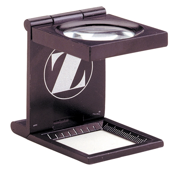 Black metal linen tester with 6 power lens used to check... from ASI 46170 Compass Industries Inc