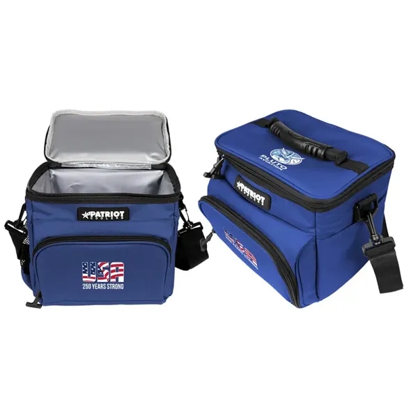The Patriot Venture Cooler 9 will keep your food and drinks... from ASI 61005 Hirsch Gift Inc