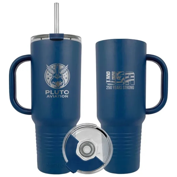 Atten-hut! Officer on deck! Meet The Major, the 40oz stainless steel... from ASI 61005 Hirsch Gift Inc