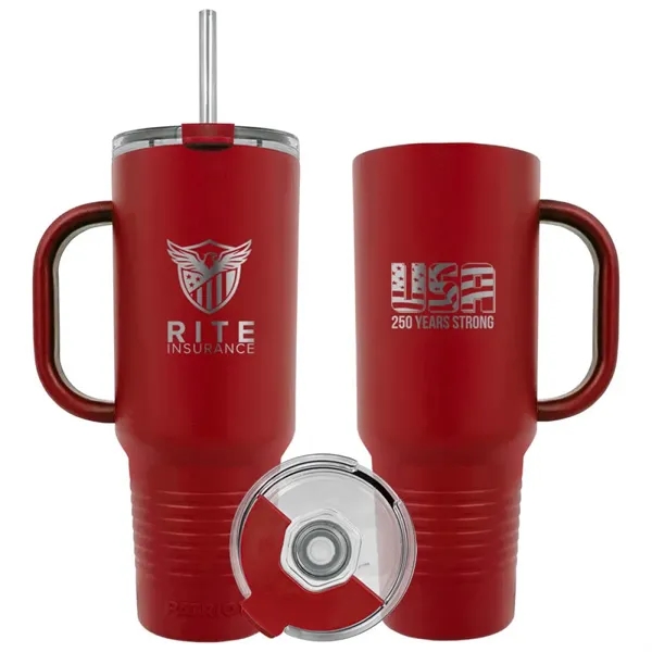 Atten-hut! Officer on deck! Meet The Major, the 40oz stainless steel... from ASI 61005 Hirsch Gift Inc