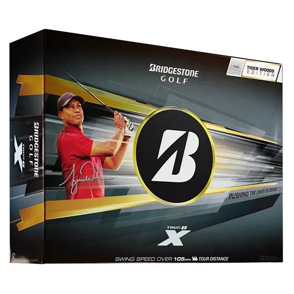 Bridgestone Tour B Tiger Woods golf balls; Box contains 12 golf... from ASI 38120 Ball Pro / Diversified Quality Kitchenware