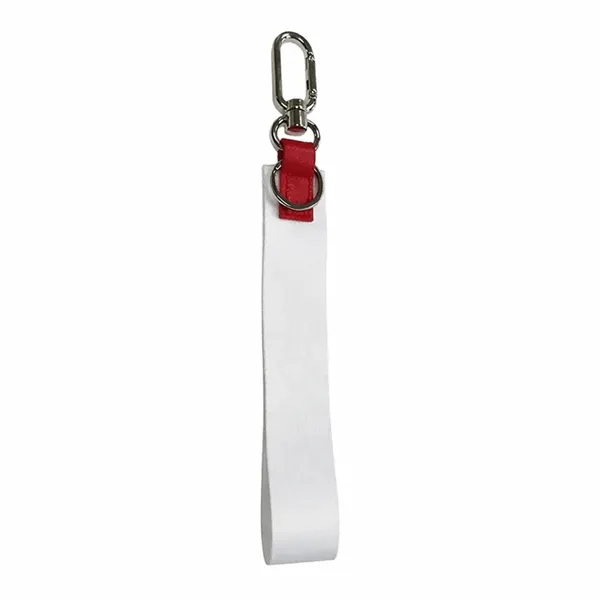 Full color sublimated wristlet keychain, promotional and reusable, custom printed and... from ASI 67557 LimeLight Ent