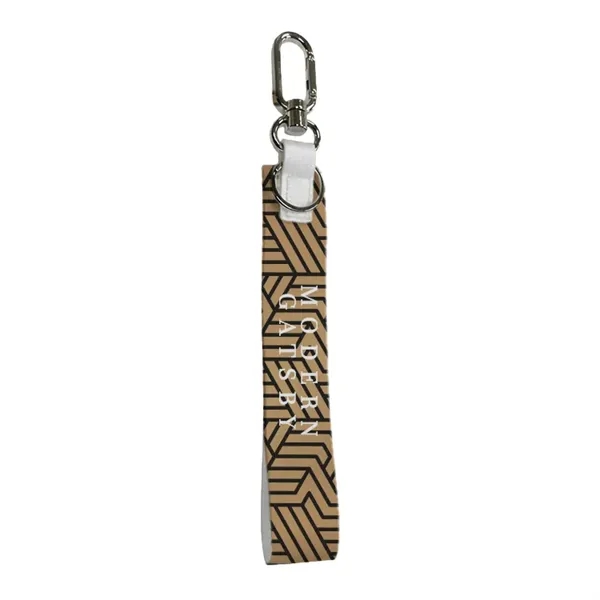 Full color sublimated wristlet keychain, promotional and reusable, custom printed and... from ASI 67557 LimeLight Ent