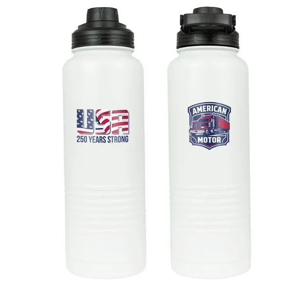Item #PT-BOTTLE40AE Patriot 40oz Bottle - Anniversary Edition