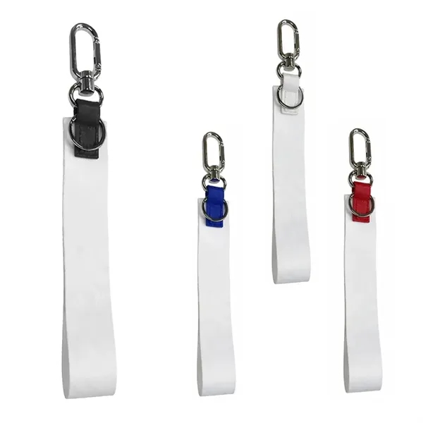 Full color sublimated wristlet keychain, promotional and reusable, custom printed and... from ASI 67557 LimeLight Ent