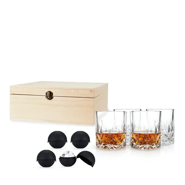 Drink in style with this iconic crystal whiskey glass set.... from ASI 61966 HPG / HPG Gold Beacon Premium Brands