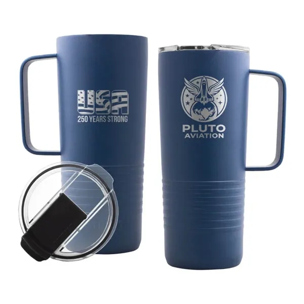 Item #PT-TRAVELAE Patriot 19oz Travel Mug - Anniversary Edition