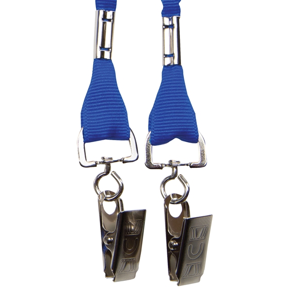 Screen printed 5/8" lanyard made of grosgrain poly ribbon material.... from ASI 54100 Fields Manufacturing Inc / Fields