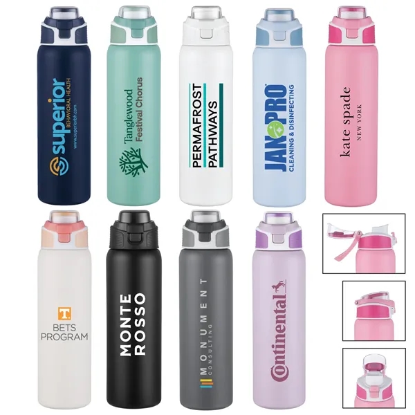 28 oz. PopSip Vacuum Insulated Water Bottle... from ASI 79535 Primetime / Primetime