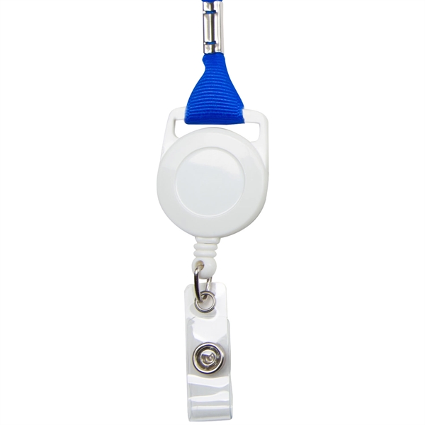 Screen printed 3/4" lanyard made of poly ribbon material.... from ASI 54100 Fields Manufacturing Inc / Fields