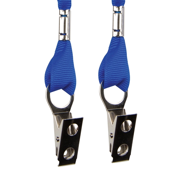 Screen printed 3/4" lanyard made of poly ribbon material.... from ASI 54100 Fields Manufacturing Inc / Fields