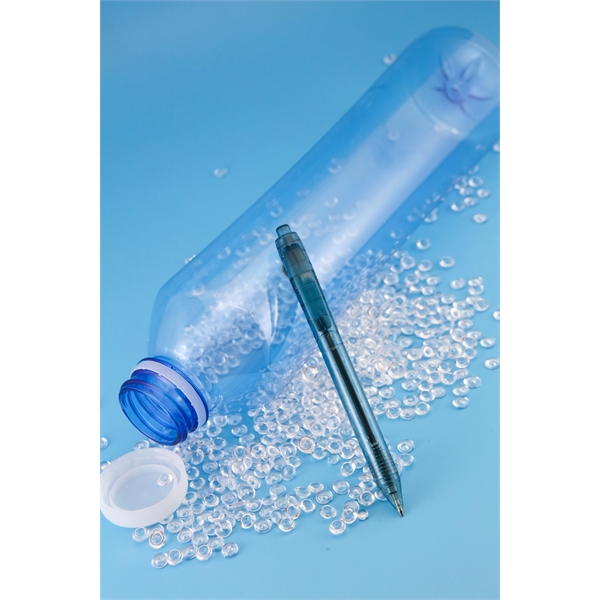 Translucent plastic pen made from recycled water bottles... from ASI 98760 Yafa Line, Inc. / Yafaline