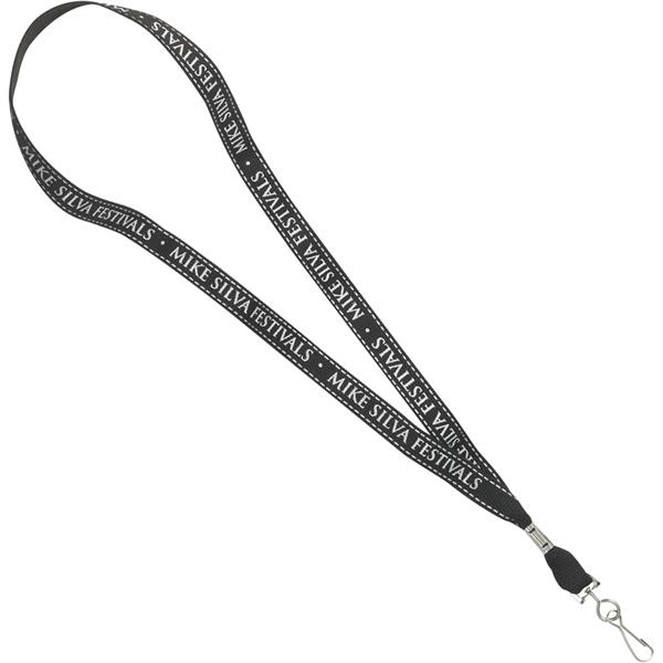 One ply cotton with reflective lines woven in lanyard, 5/8" x... from ASI 54100 Fields Manufacturing Inc