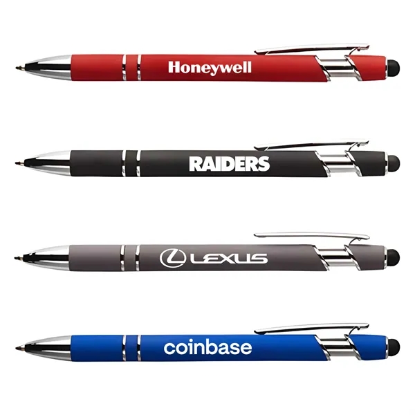 Velvet-touch click stylus gel pen with smooth black ink, capacitive tip... from ASI 68190 Lungsal / Lungsal