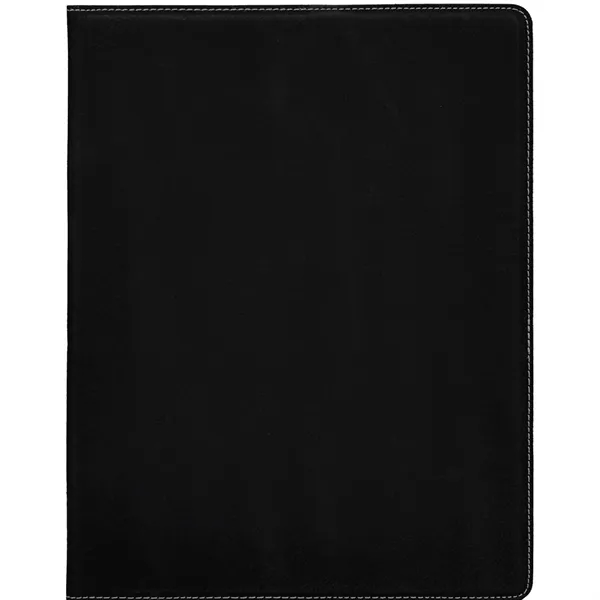 1.5" x 9.5" x 12" portfolio made of black leatherette with... from ASI 74601 Calico