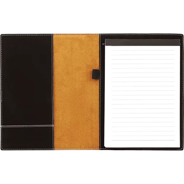 1.5" x 9.5" x 12" portfolio made of black leatherette with... from ASI 74601 Calico