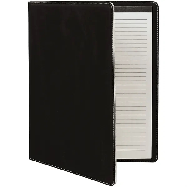 1.5" x 9.5" x 12" portfolio made of black leatherette with... from ASI 74601 Calico