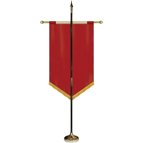 30" x 48" Premium Custom Digitally Printed Gonfalon V-Cut Banner with... from ASI 80228 Quinn